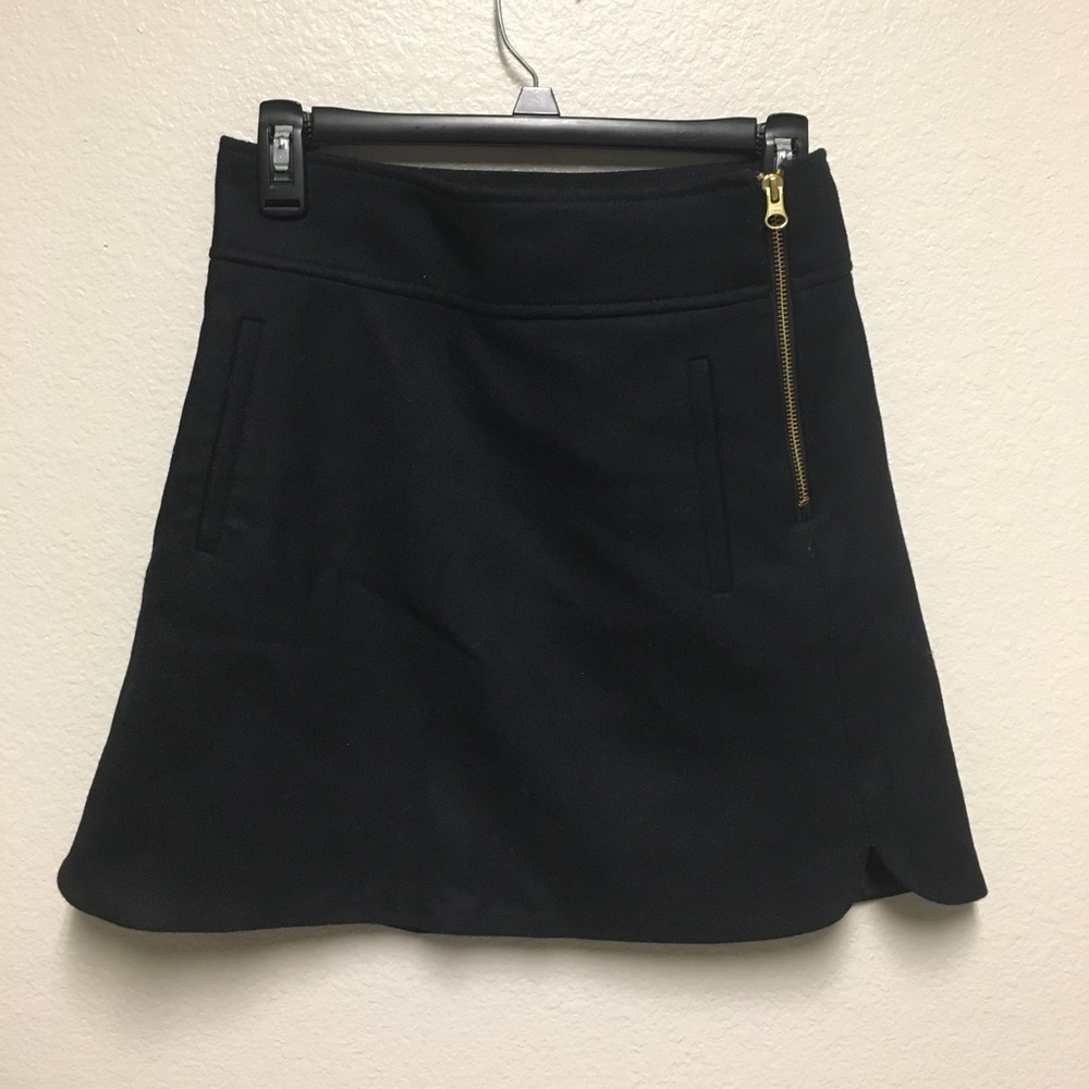 Black J. Crew Mini Skirt